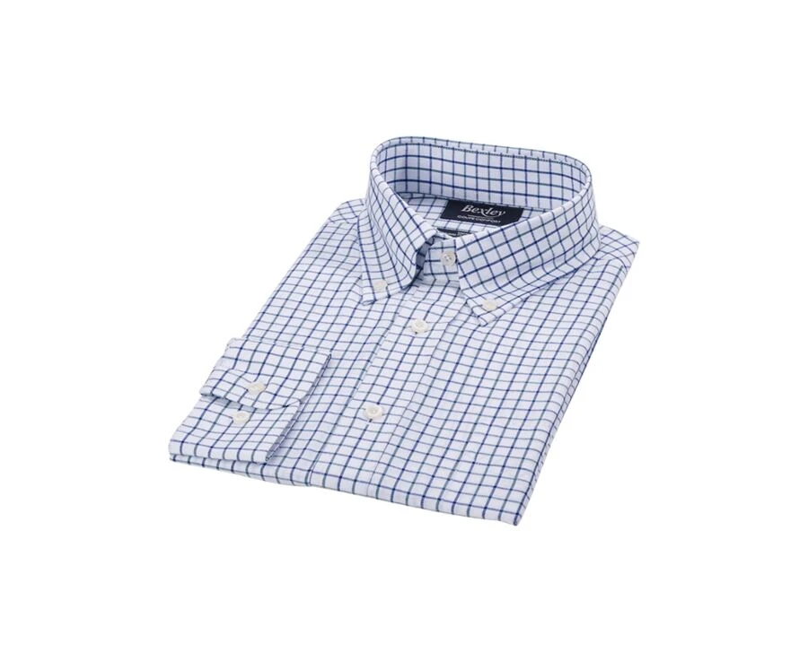 Chemise Flanelle Carreaux Bleus Et Verts - LINDSAY 5 Chemise Flanelle Carreaux Bleus Et Verts - LINDSAY – Image 5