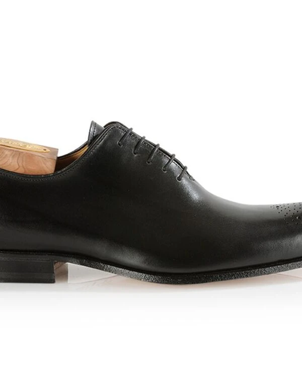Richelieu Homme Noir Semelle Cuir - THORNBURY