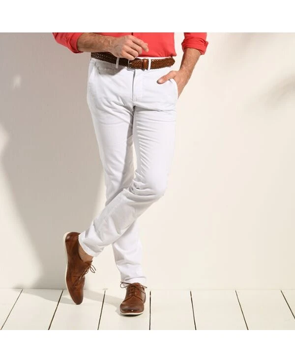 Pantalon Chino Homme Blanc - KYRK