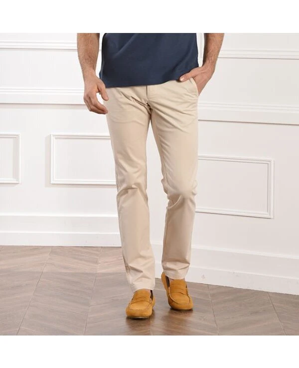 Pantalon Chino Homme Écru - KYRK