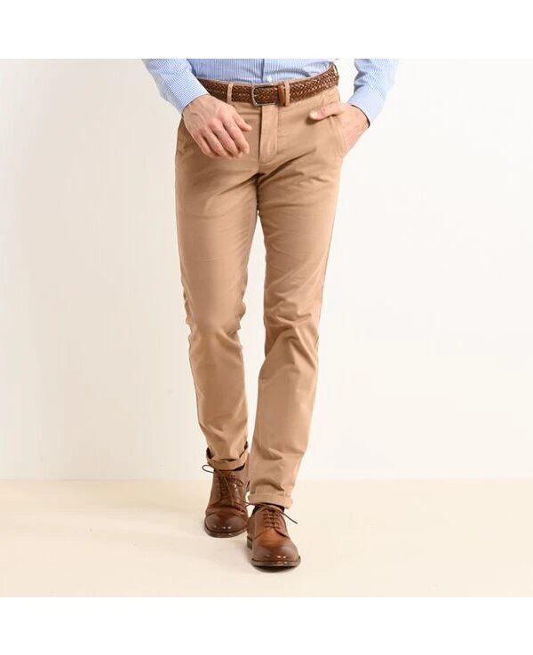 Pantalon Chino Homme Camel - KYRK