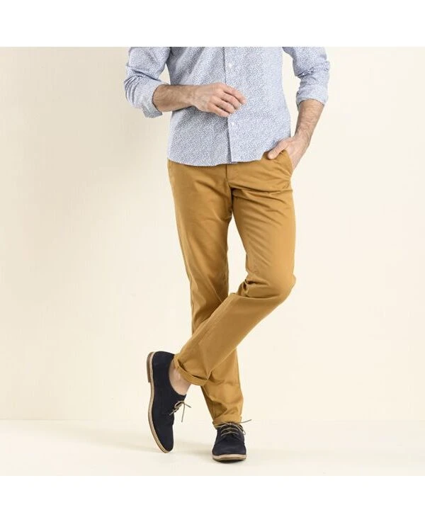 Pantalon Chino Homme Tabac - KYRK