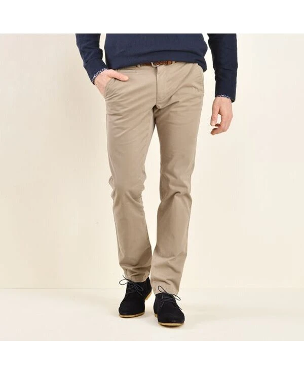 Pantalon Chino Homme Taupe Clair - KYRK