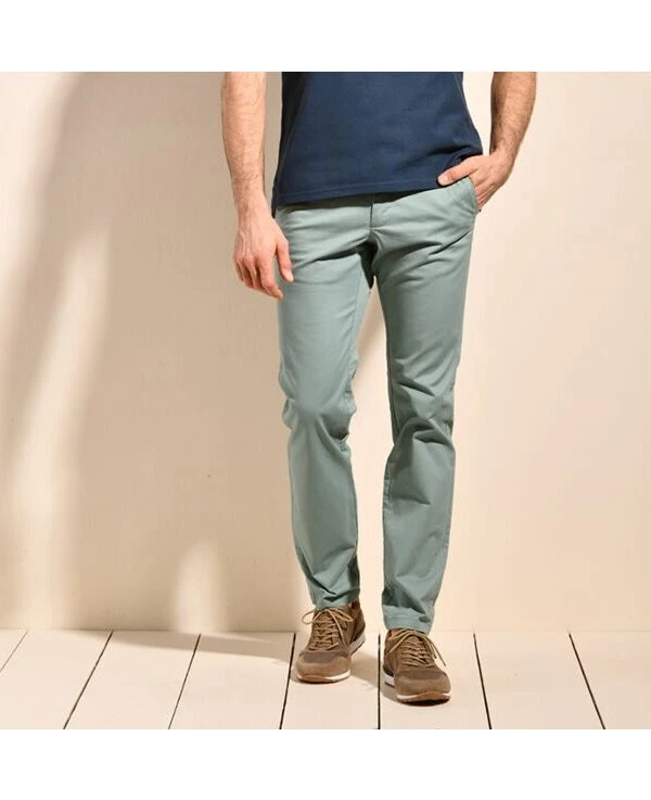 Pantalon Chino Homme Vert Givré - KYRK
