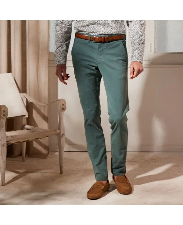Pantalon Chino Homme Vert Pin - KYRK