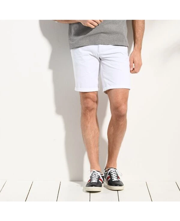 Bermuda Chino Homme Blanc - BARRY