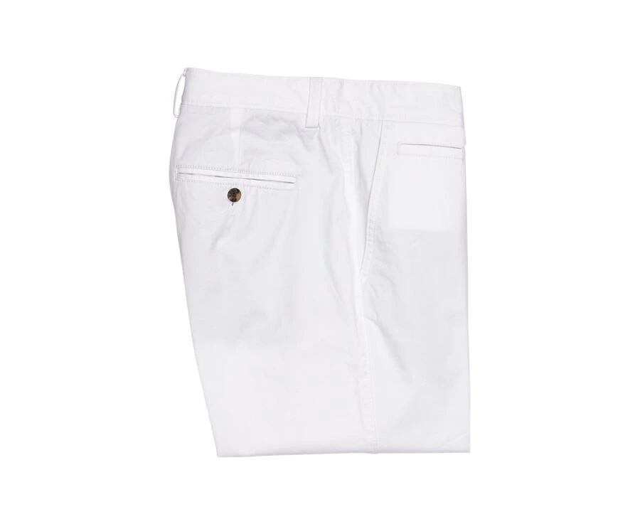 Bermuda Chino Homme Blanc - BARRY 5 Bermuda Chino Homme Blanc - BARRY – Image 5