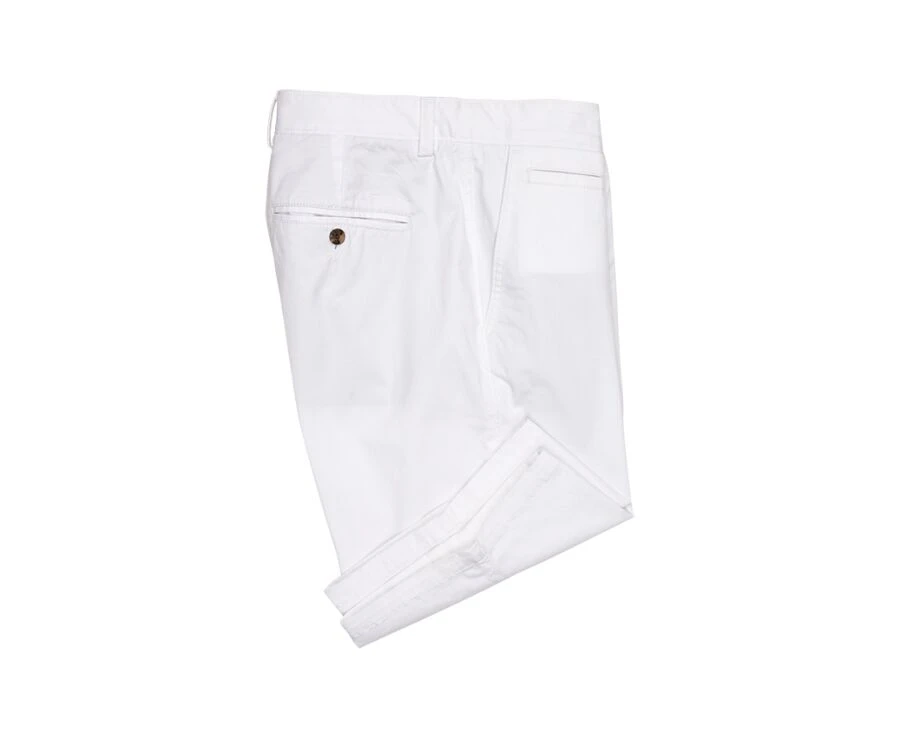Bermuda Chino Homme Blanc - BARRY 4 Bermuda Chino Homme Blanc - BARRY – Image 4
