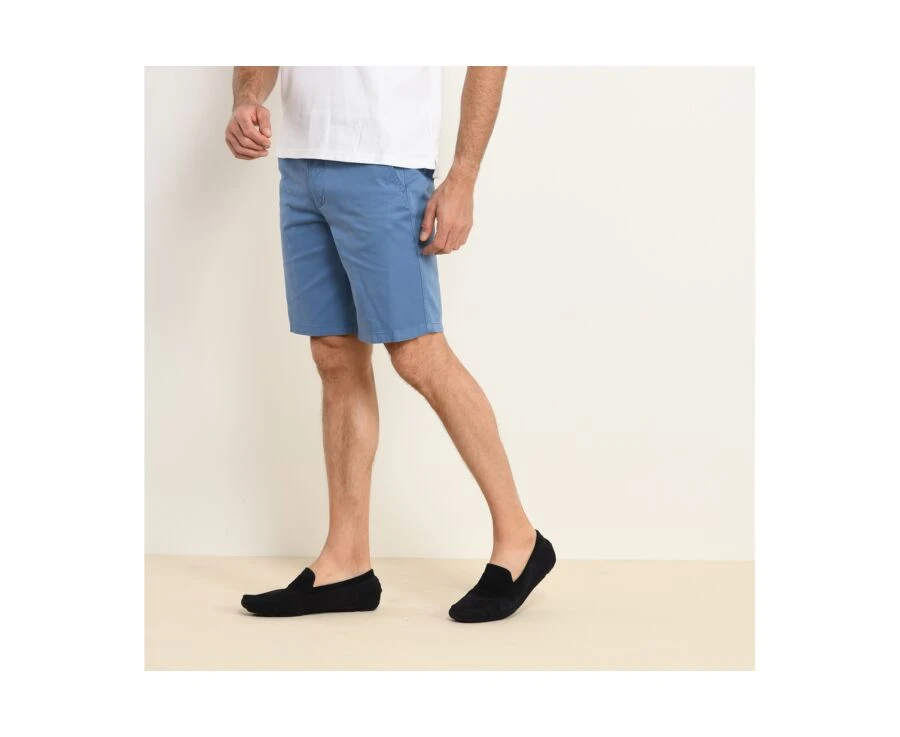 Bermuda Chino Homme Bleu Moyen - BARRY 3 Bermuda Chino Homme Bleu Moyen - BARRY – Image 3