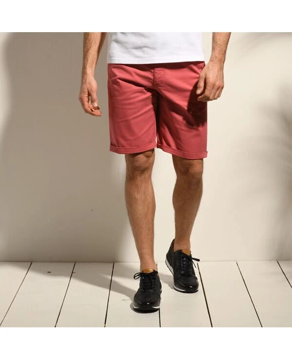 Bermuda Chino Homme Framboise - BARRY