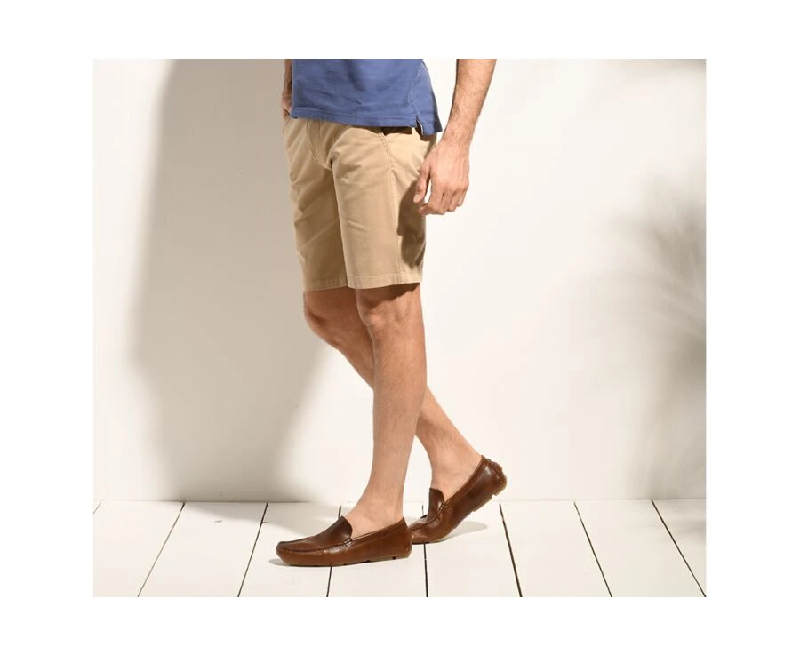 Bermuda Chino Homme Beige Foncé - BARRY 3 Bermuda Chino Homme Beige Foncé - BARRY – Image 3