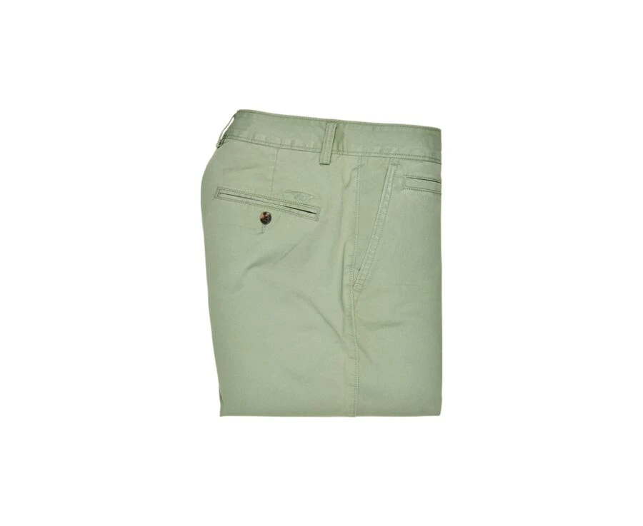 Bermuda Chino Homme Vert Sauge - BARRY 5 Bermuda Chino Homme Vert Sauge - BARRY – Image 5