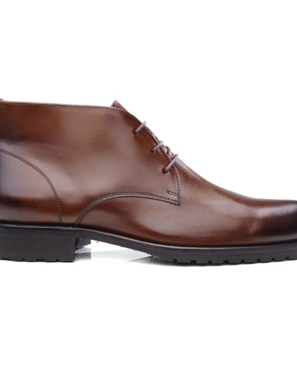 Desert Boots Homme Cognac Patiné - WARWICK