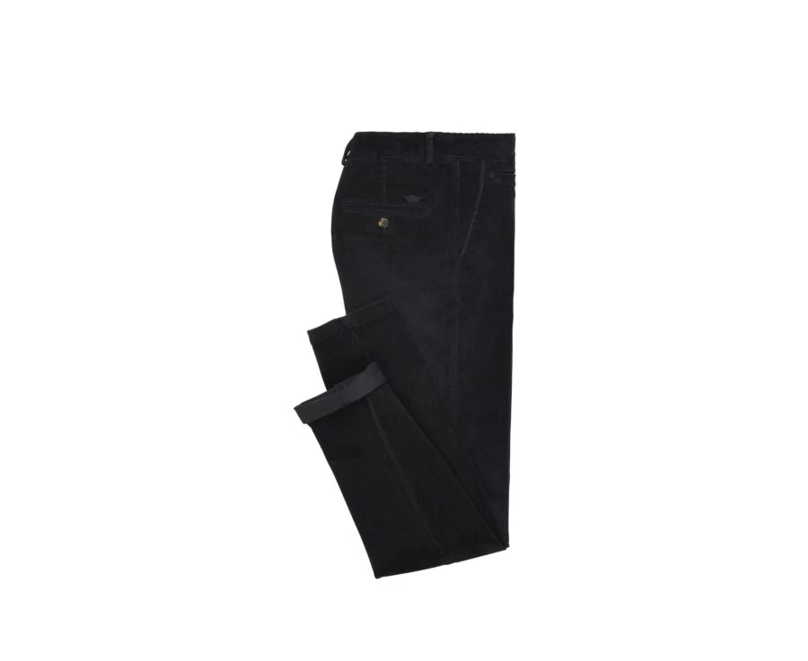 Pantalon Chino Velours Côtelé Homme Navy - NORMAN 5 Pantalon Chino Velours Côtelé Homme Navy - NORMAN – Image 5