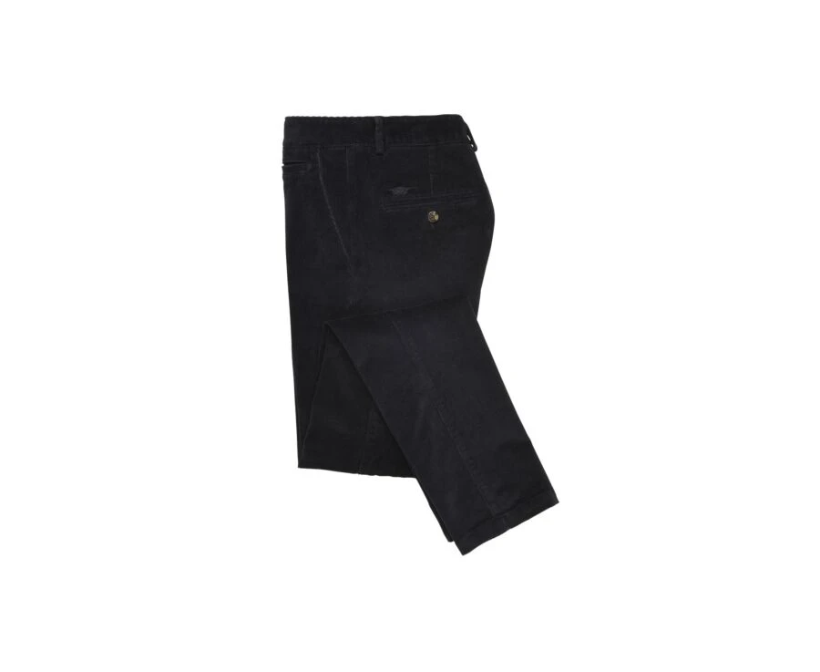 Pantalon Chino Velours Côtelé Homme Navy - NORMAN 6 Pantalon Chino Velours Côtelé Homme Navy - NORMAN – Image 6