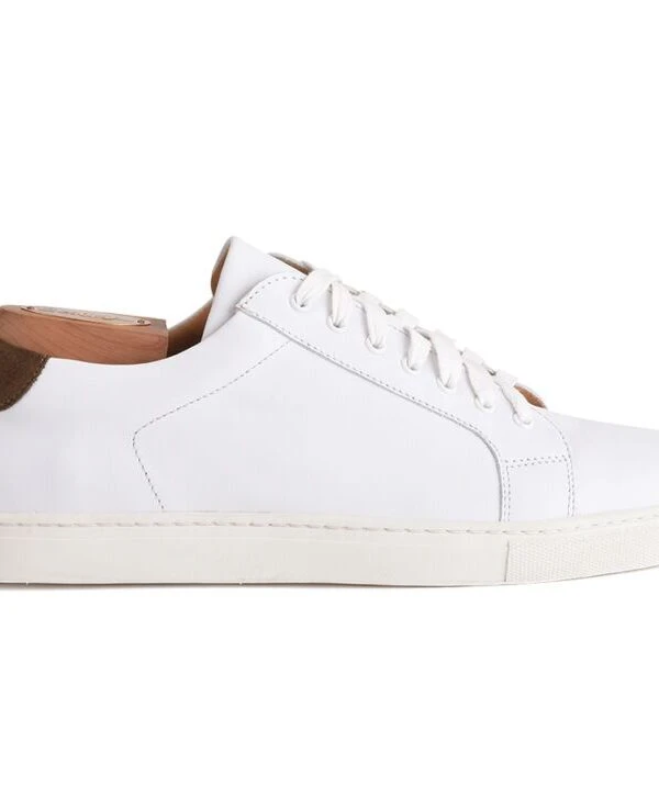 Sneakers Cuir Homme Blanc - INGLEWOOD
