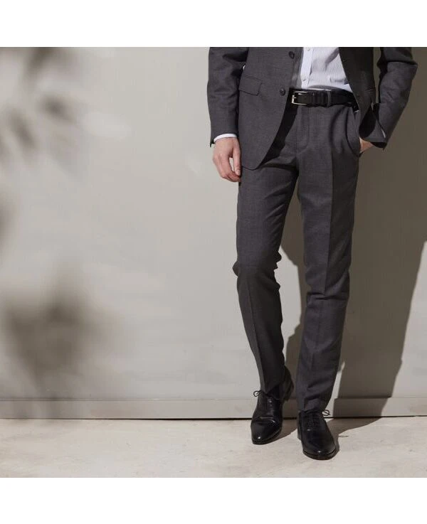 Pantalon De Costume Homme Gris Moyen - LAZARE