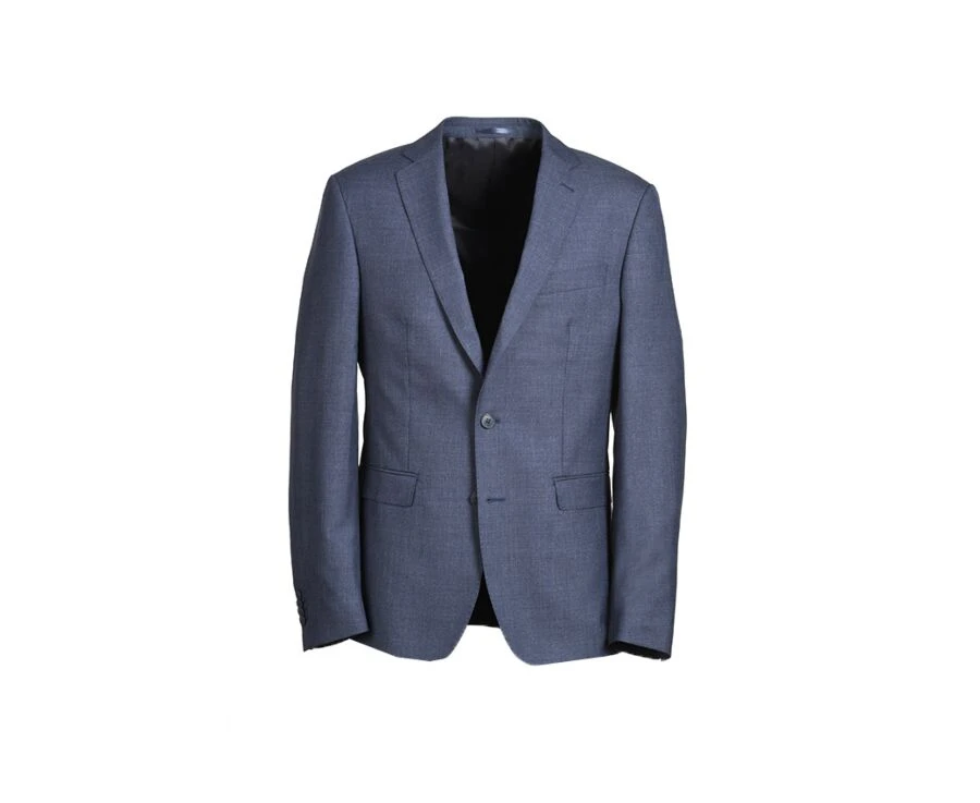 Veste De Costume Homme Bleu Foncé Chiné - LAZARE 4 Veste De Costume Homme Bleu Foncé Chiné - LAZARE – Image 4
