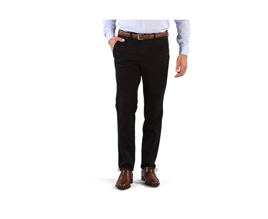 Pantalon Chino Homme Noir - NIGEL II 1 Pantalon Chino Homme Noir - NIGEL II