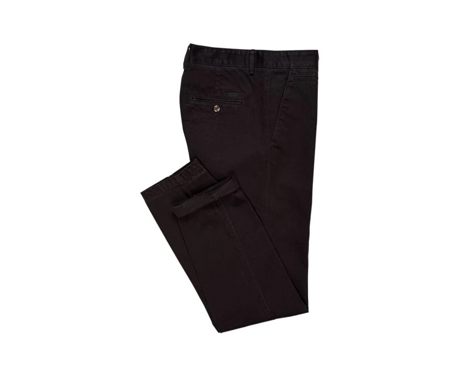 Pantalon Chino Homme Noir - NIGEL II 4 Pantalon Chino Homme Noir - NIGEL II – Image 4