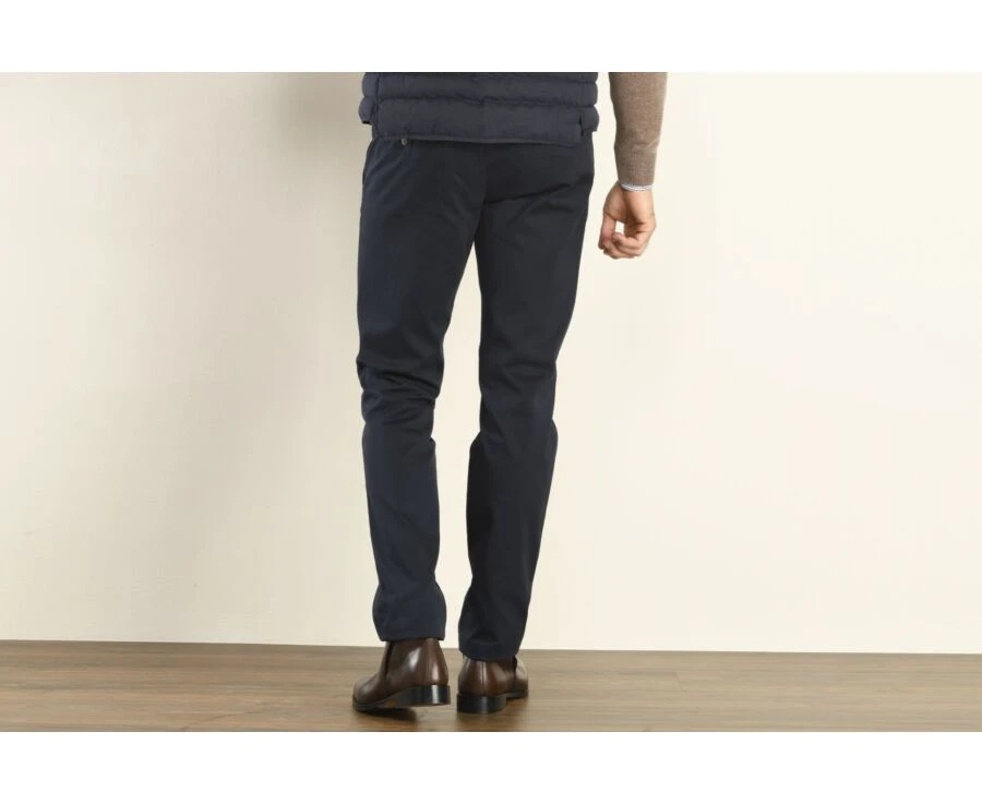 Pantalon Chino Homme Navy Foncé - NIGEL II 2 Pantalon Chino Homme Navy Foncé - NIGEL II – Image 2