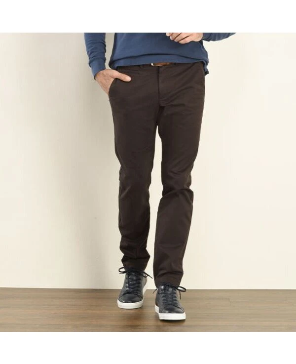 Pantalon Chino Homme Brun Foncé - NIGEL II