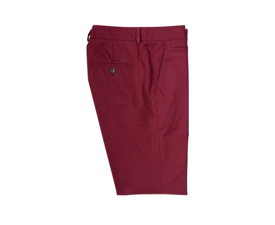 Pantalon Chino Homme Rouge Foncé - NIGEL II 5 Pantalon Chino Homme Rouge Foncé - NIGEL II – Image 5