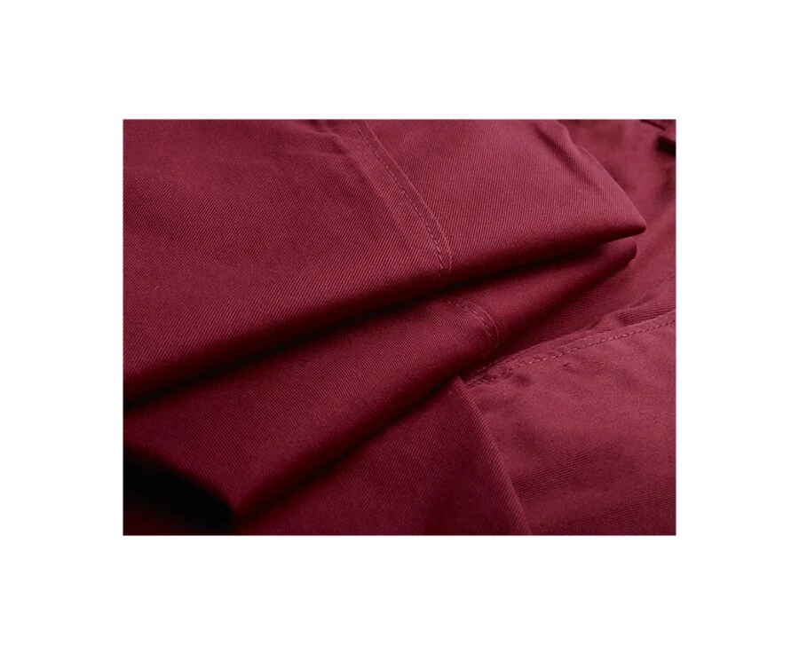 Pantalon Chino Homme Rouge Foncé - NIGEL II 6 Pantalon Chino Homme Rouge Foncé - NIGEL II – Image 6