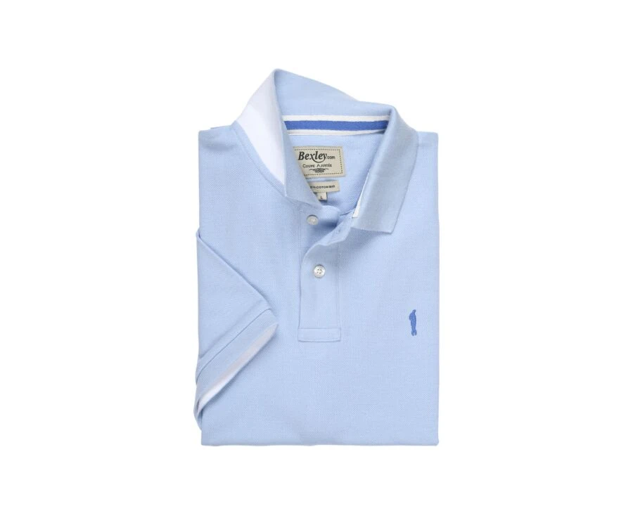 Polo Bleu Ciel Homme - ANDY II 6 Polo Bleu Ciel Homme - ANDY II – Image 6