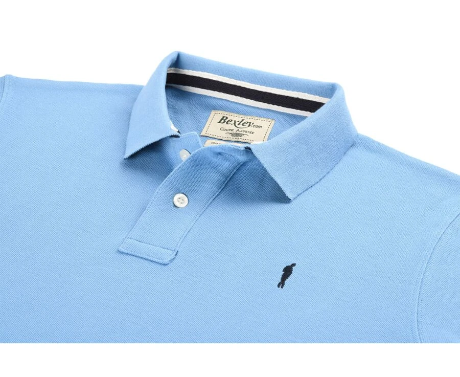 Polo Bleu Moyen Homme - ANDY II 5 Polo Bleu Moyen Homme - ANDY II – Image 5