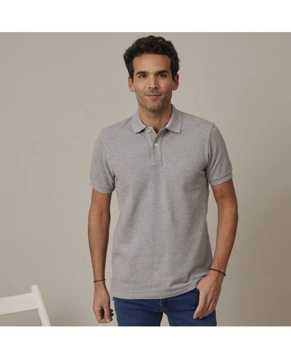 Polo Gris Chiné Homme - ANDY II