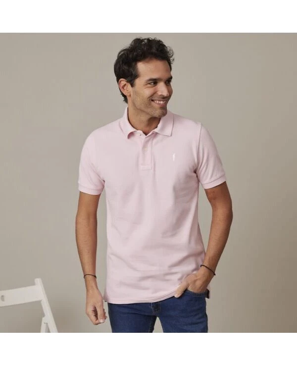 Polo Rose Pâle Homme - ANDY II
