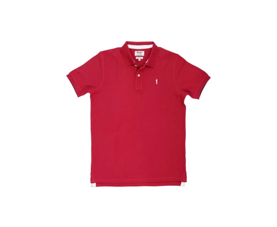 Polo Homme Rouge Sombre - ANDY II 4 Polo Homme Rouge Sombre - ANDY II – Image 4
