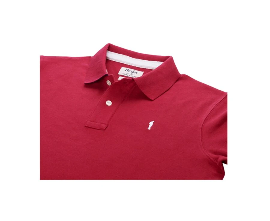 Polo Homme Rouge Sombre - ANDY II 5 Polo Homme Rouge Sombre - ANDY II – Image 5