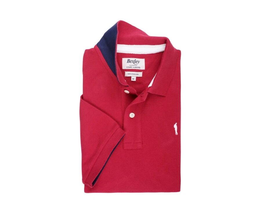 Polo Homme Rouge Sombre - ANDY II 6 Polo Homme Rouge Sombre - ANDY II – Image 6