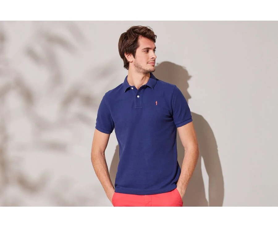 Polo Homme Bleu Navy - ANDY II 3 Polo Homme Bleu Navy - ANDY II – Image 3