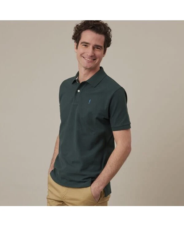 Polo Homme Vert Sombre - ANDY II