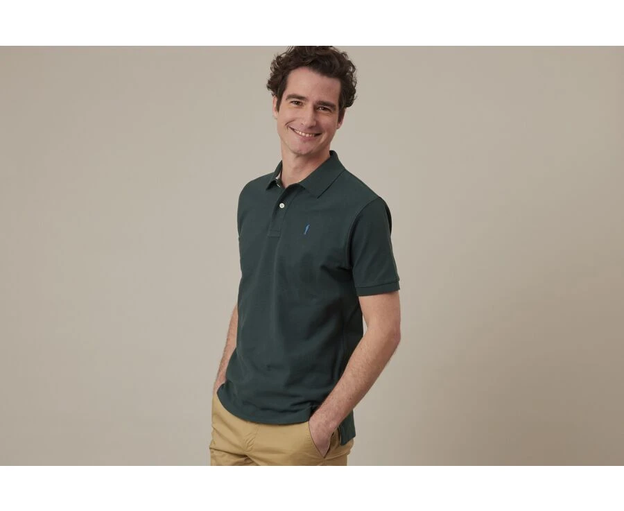 Polo Homme Vert Sombre - ANDY II 1 Polo Homme Vert Sombre - ANDY II