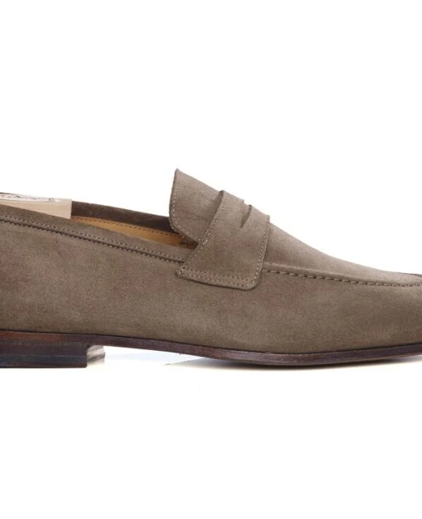 Mocassin Homme Velours Cognac - BRIONE