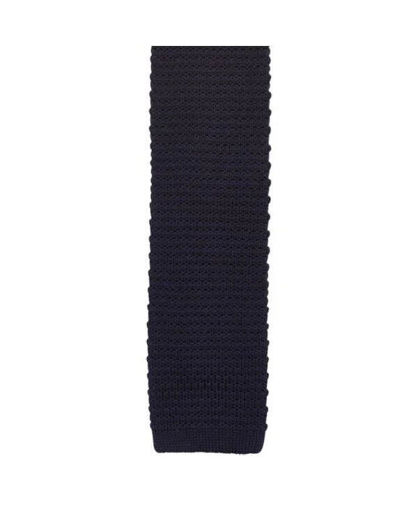 Cravate Tricot Homme Marine