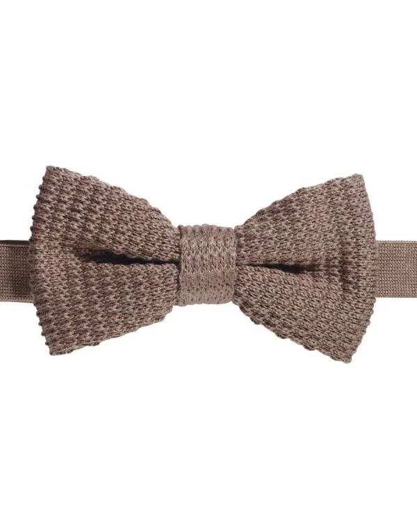 Noeud Papillon Homme Tricot Camel