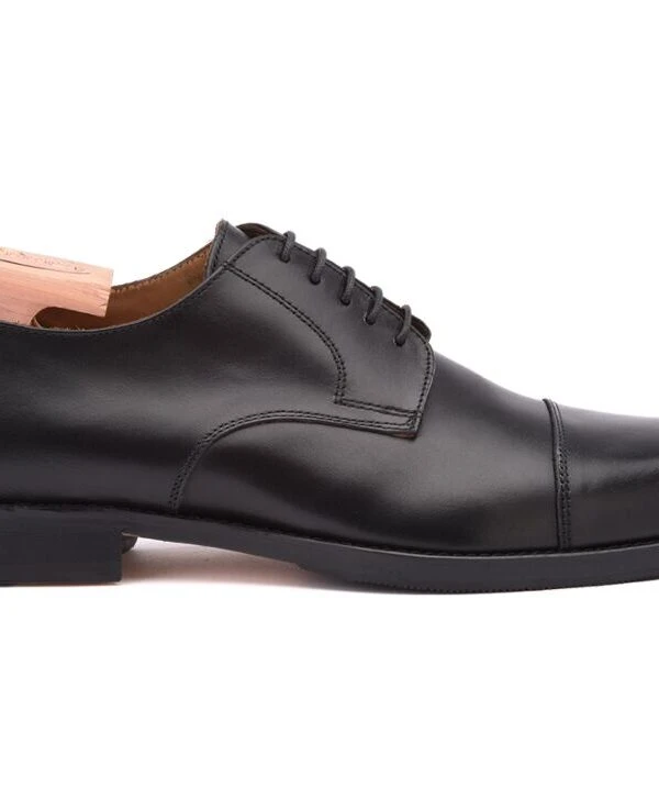 Derbies Homme Noir Semelle Cuir Avec Patin - MAYFAIR CLASSIC PATIN