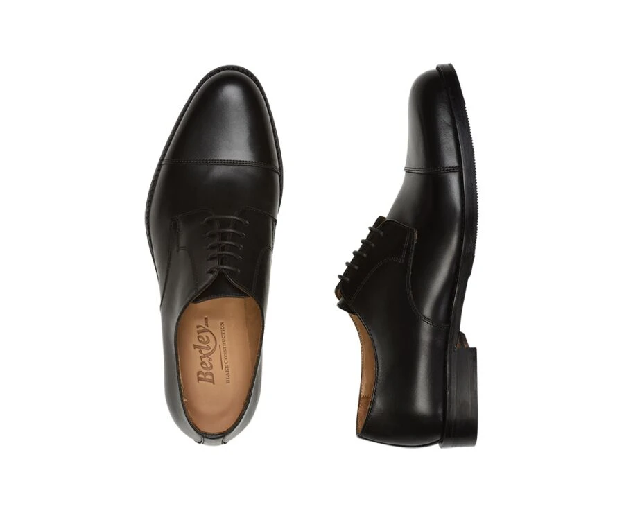 Derbies Homme Noir Semelle Cuir Avec Patin - MAYFAIR CLASSIC PATIN 3 Derbies Homme Noir Semelle Cuir Avec Patin - MAYFAIR CLASSIC PATIN – Image 3