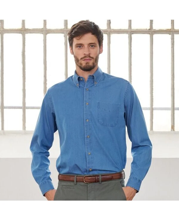 Chemise En Jean Homme Denim - CHESTON