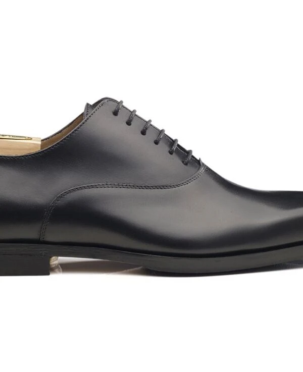 Richelieu Homme Noir Semelle Cuir Avec Patin - TREMEZZO PATIN
