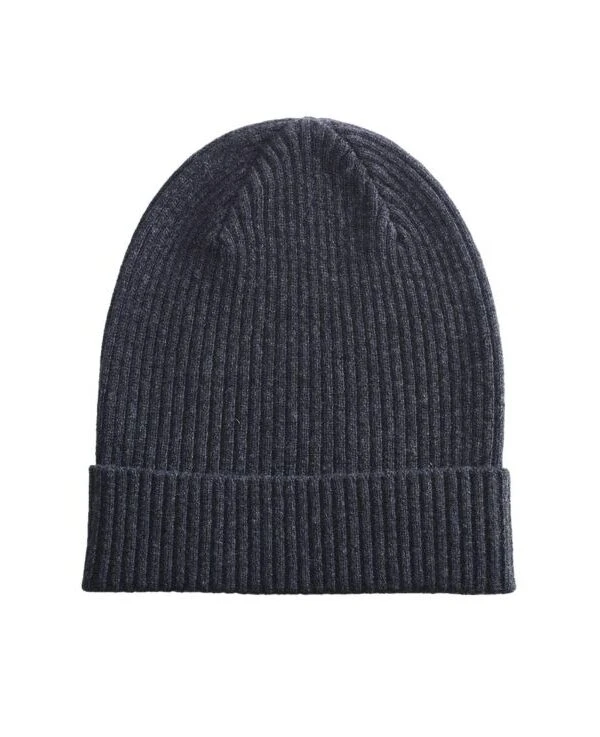 Bonnet Laine Homme Gris Anthracite Chiné - BENNETH