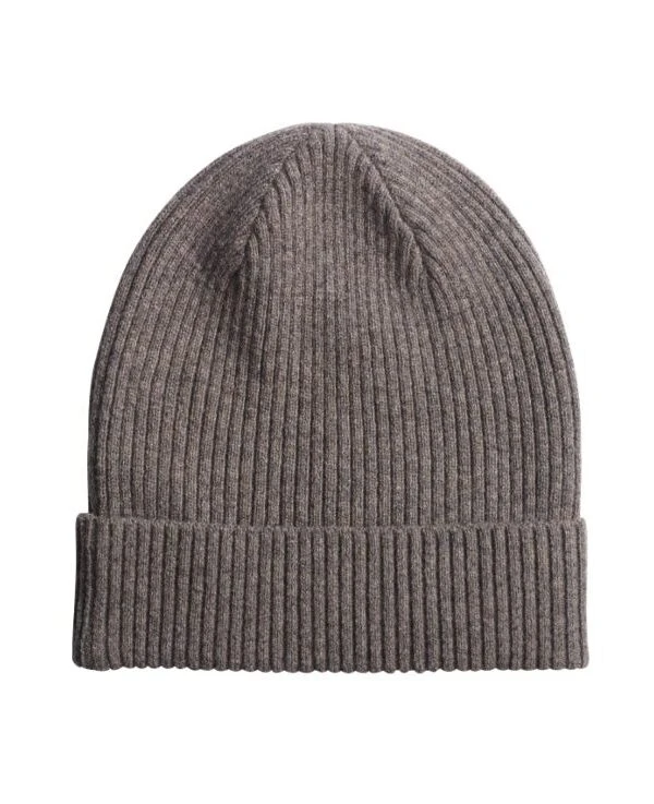 Bonnet Laine Homme Gris Taupe Chiné - BENNETH