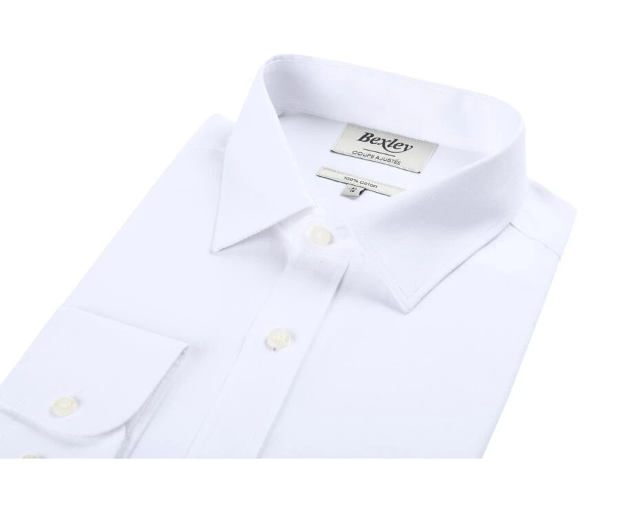 Chemise Oxford Coton Blanc - EVRARD 5 Chemise Oxford Coton Blanc - EVRARD – Image 5