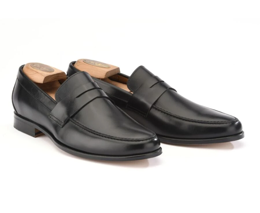 Mocassin Homme Cuir Noir - DAVIES II 2 Mocassin Homme Cuir Noir - DAVIES II – Image 2
