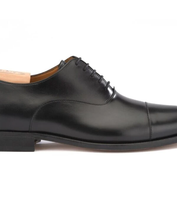 Richelieu Homme Noir Semelle Cuir - WINFORD